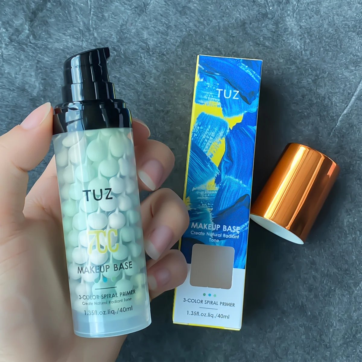 ไพรเมอร์แต่งหน้าแบบครีม 3 สี คอนทัวร์ คัลเลอร์ ไอโซเลชั่น กันน้ำ รองพื้นแต่งหน้า ไพรเมอร์เนื้อครีมธรรมชาติ