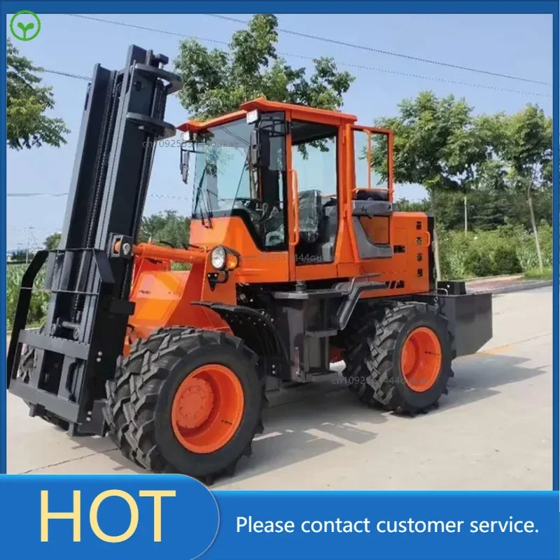 off-road forklifts, four-wheel drive multi-function internal combustion handling equipment