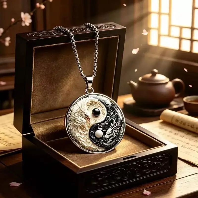 Exquisite Auspicious Gourd Pendant Necklace Blue Imitation Jade Ethnic Style Fine Jewelry for Women Party Wear Gift