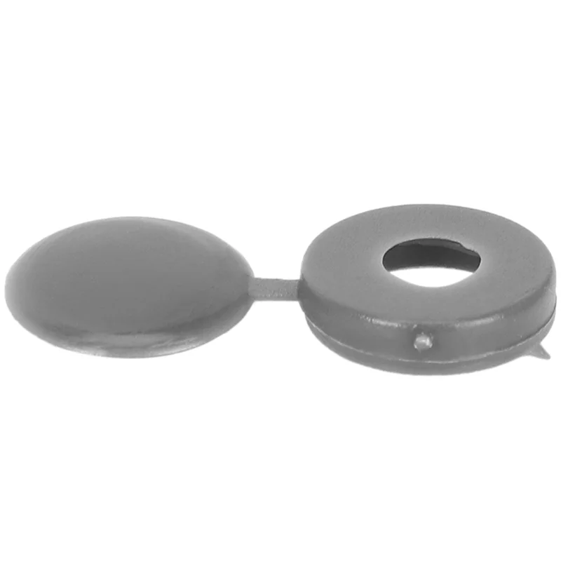 A05G-200 Pcs Screw Cap Plastic Hinged Screw Head Covers Screw Cover Caps Snap-On Decor