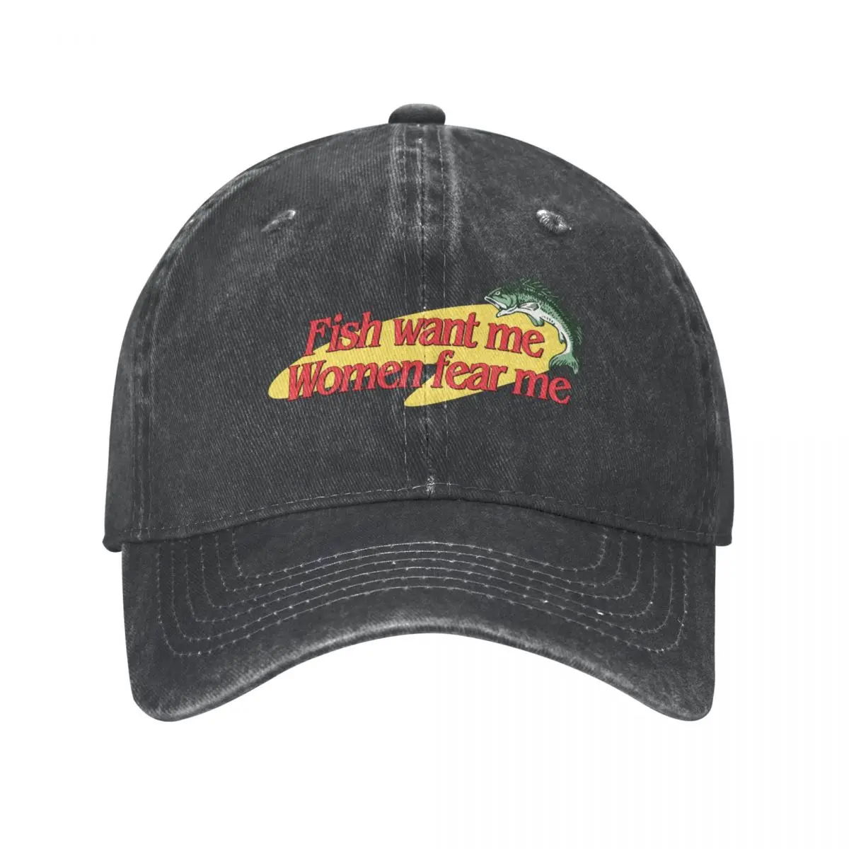 Fish Want Me Women Fear Me Cowboy Hat Trucker Hat hiking hat Women Caps Men's