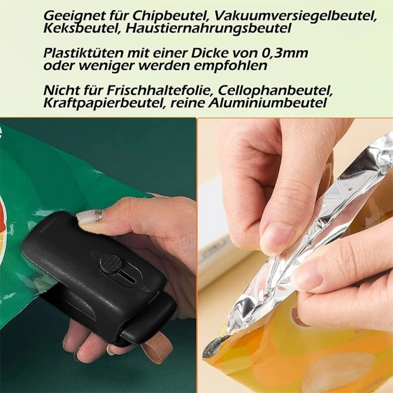 Wärmebeutel-Versiegelungsgerät Heißsiegelgeräte Handgehaltenes tragbares Beutelversiegelungsgerät aus Kunststoff