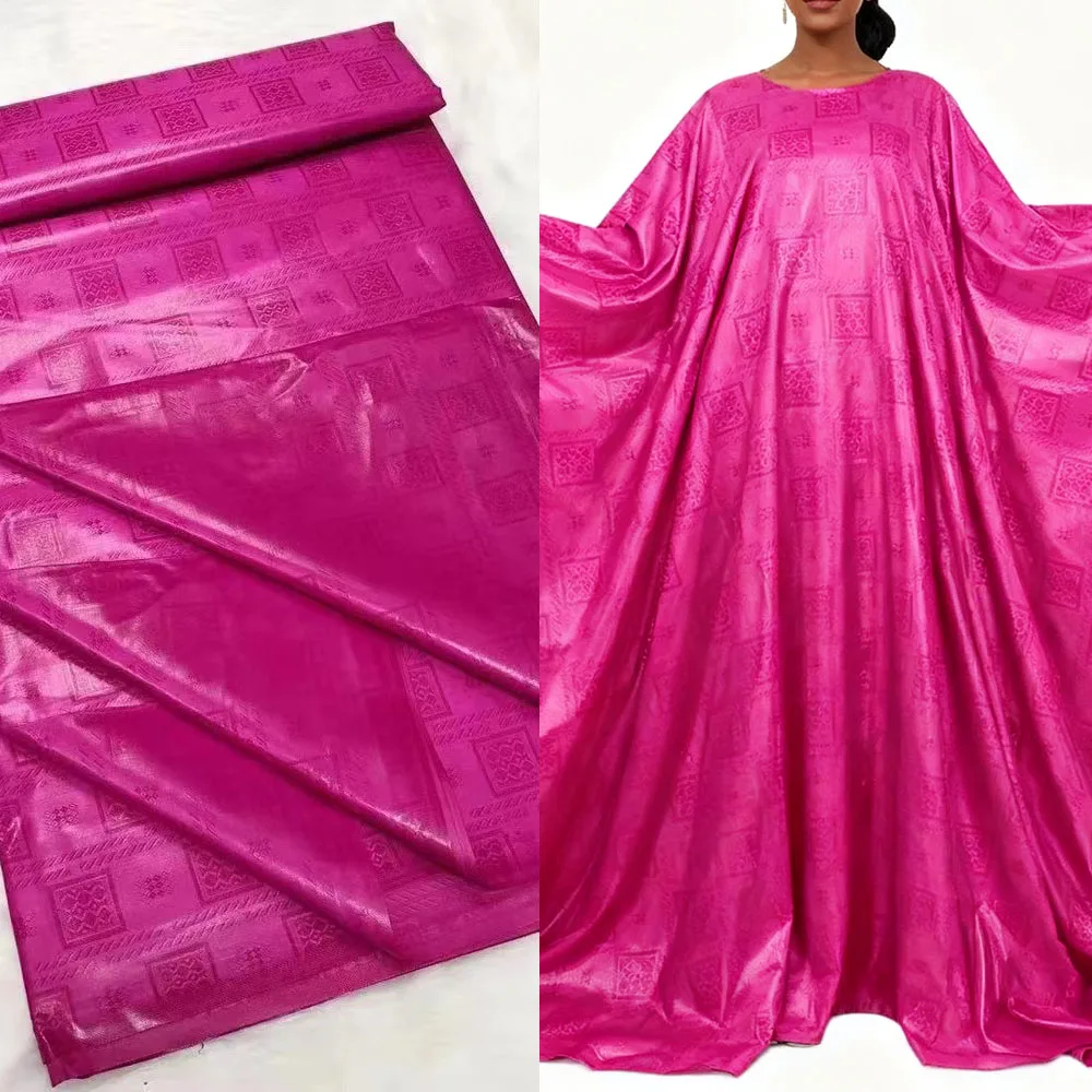 5 Yards Bazin riche lace material Cotton bazin Boubou Ankara African Laces Senegal Negeria bazin riche brocade With perfume