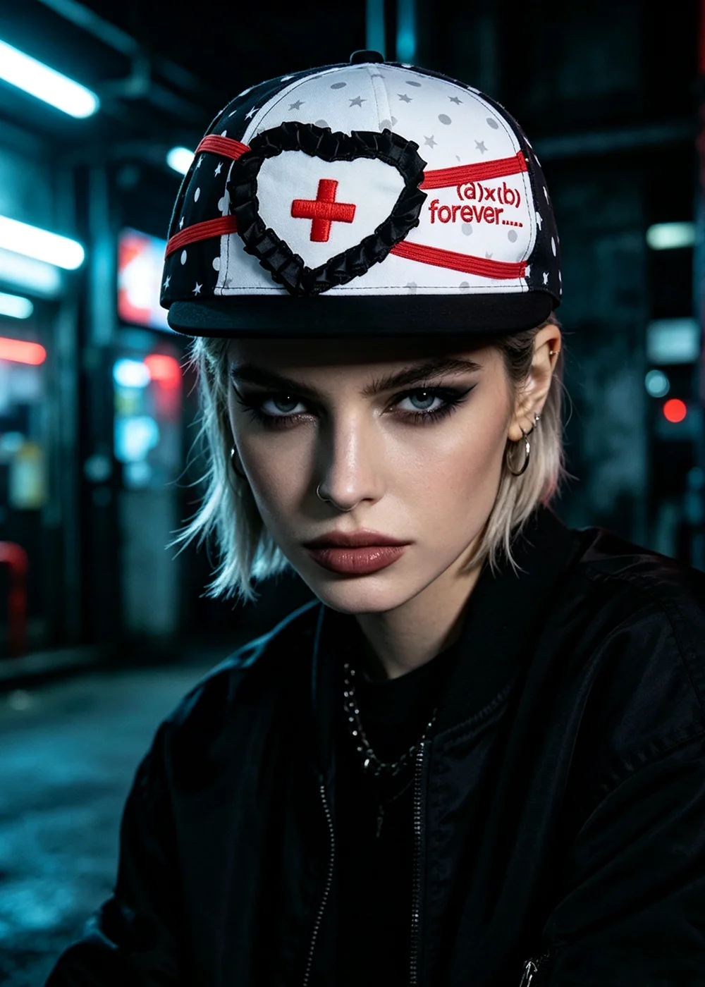 2026 NEW y2k Unisex Personality Ghost Expression Hip-hop Hats Outdoor Adjustable Casual Sandwich Hardtop Baseball Caps Sunscreen