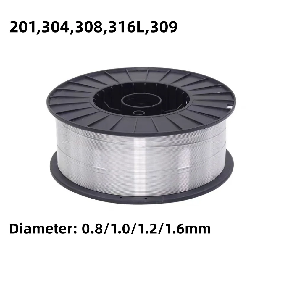 304 Solid Stainless Steel Gas Shielded Welding Wire 1kg Welding Material Professional Welders Durable Welder Accessories