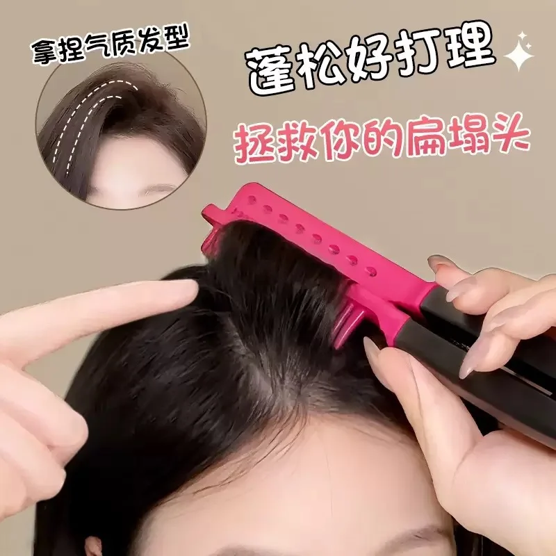 

Плоская расческа, расческа для выпрямления волос, расческа для салона, 1 шт., парикмахерский выпрямитель для укладки волос, V-образная прямая расческа