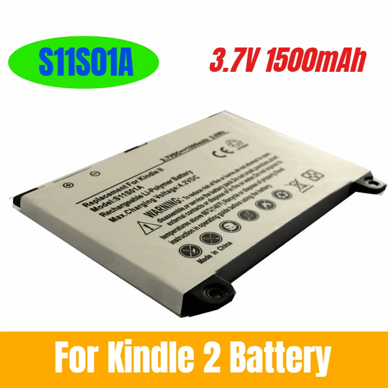 

3.7V 1500mAh for Kindle 2 Battery S11S01A 170-1012-00