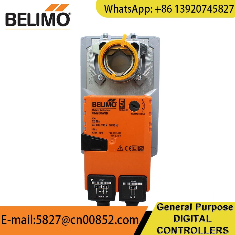 

BELIMO 20NM SM230ASR 220V Привод заслонки для регулировки воздушных демпферов вентиляции Оригинальные импортные продукты