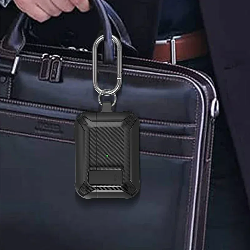 Switch Cover For Airpods Pro 2 Case TPU PC Protective Cover For Apple AirPods 3 1 Case Earphone Accessories Carbon Fiber Pattern