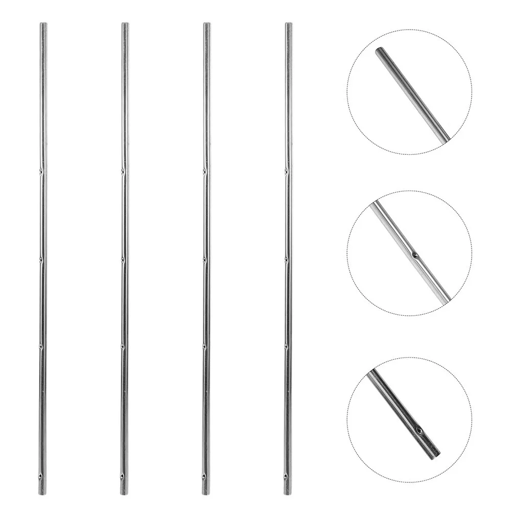 

4Pcs Heavy Duty Metal Foosball Rods Table Soccer Replacement Parts Universal Fit Ergonomic Handles Easy Installation Foosball
