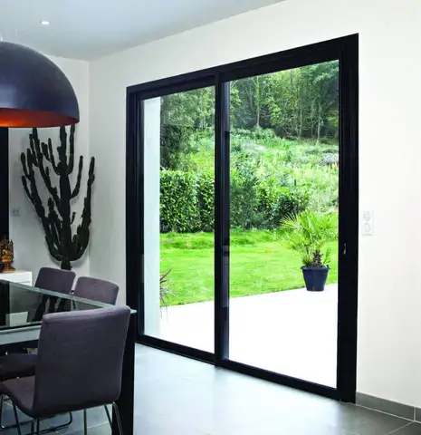 Hotel Villa House Slide Door Double Glazed Glass Patio Door Exterior Panorama Balcony Thermally Break Aluminum Sliding Doors