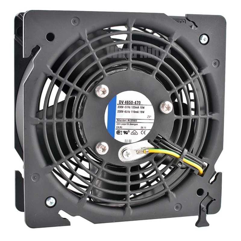 

DV 4650-470 12cm 120mm fan 120x120x38mm AC230V 220V 120mA 19W Cooling fan for Rittal cabinet