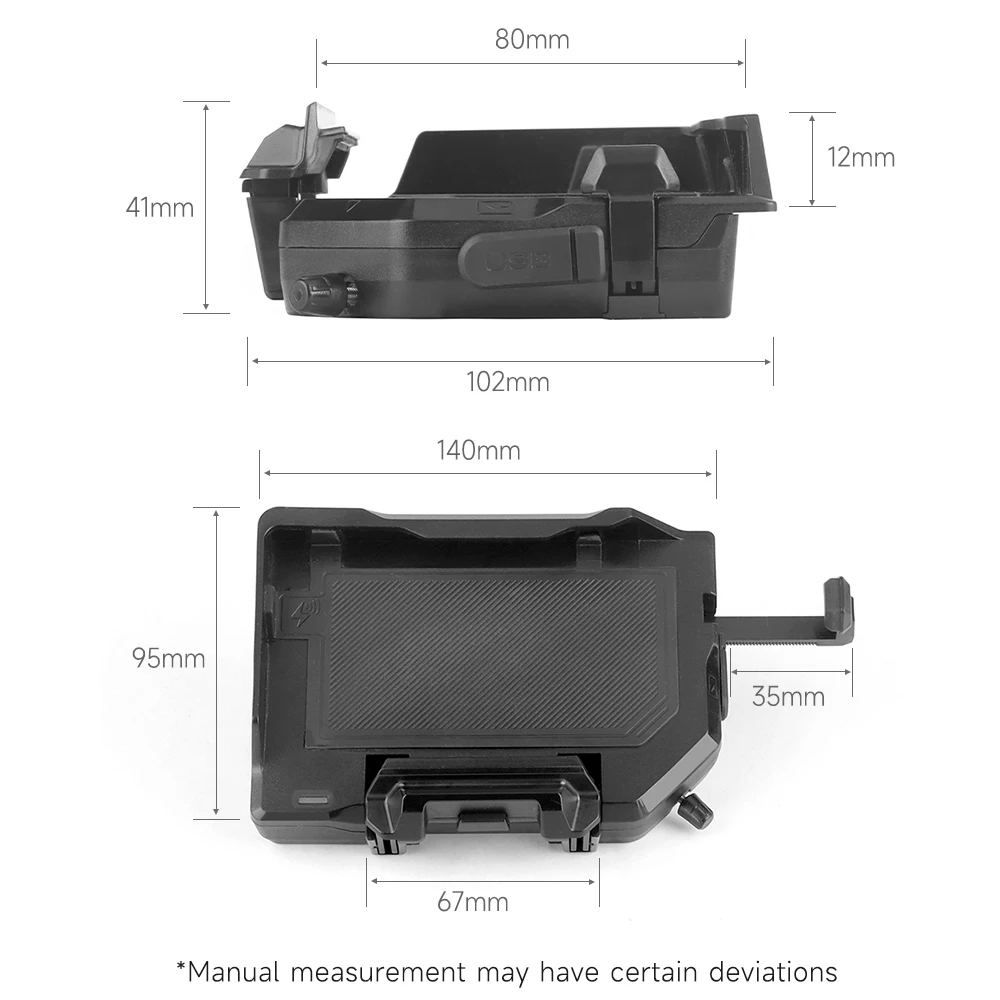 For F850GS F750GS R1250GS R1200GS R1300GS ADV S1000XR F900R F900XR Motorcycle Wireless Charging Phone Holder Navigation Bracket