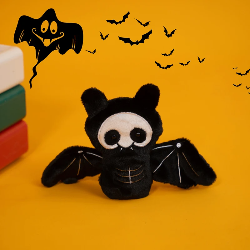 1Pc 13/23cm Skeleton Bat Peluche Toy Halloween Decor Dolls Funny Toy for Kids Halloween Gift