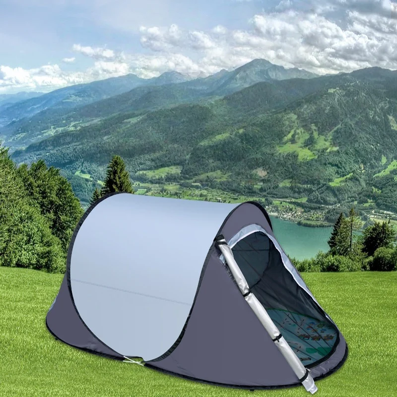 Outdoor Portable Mosquito And Sun Protection Tent Automatic Opening Camping Hand-thrown Tent Foldable Beach Picnic Tent