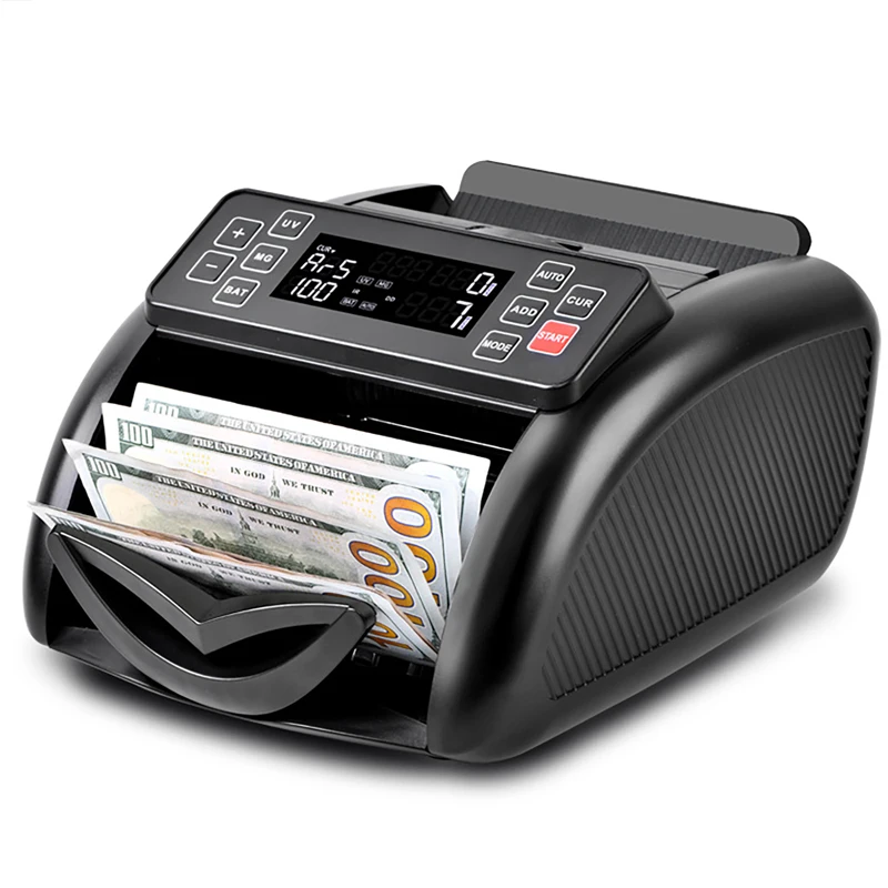 Multi-National Currency Counting Machine US Dollars Euros And Foreign Currencies Coin And Bill Counter for Business Use UV,MG,IR