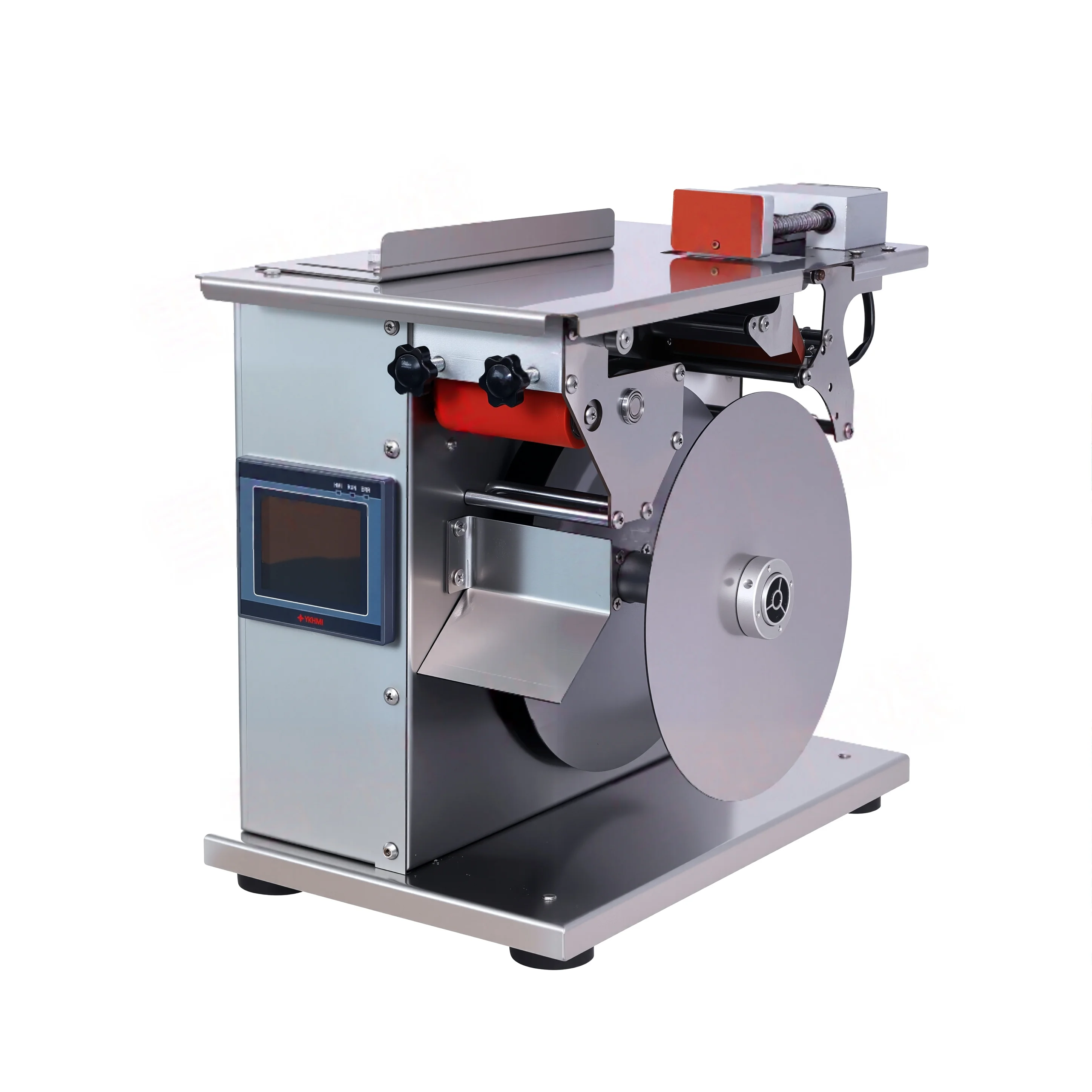 Semi Automatic Small Box Top Labelling Machine Carton Box Anti Tamper Adhesive Sticker Sealing Corner Labeling Machine