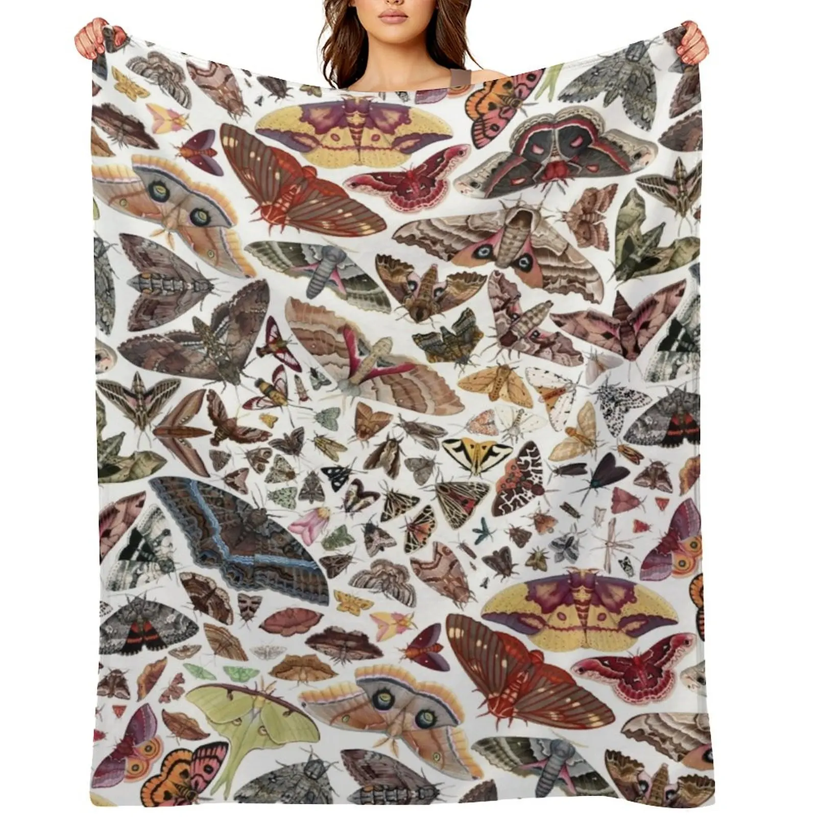 

Moths of North America Pattern Throw Blanket valentine gift ideas bed plaid Blankets For Baby Decorative Sofa Blankets