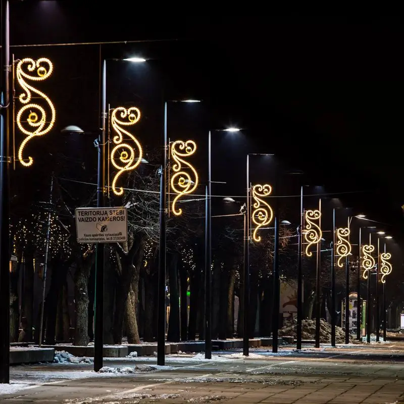 Custom. outdoor street lamp post decor