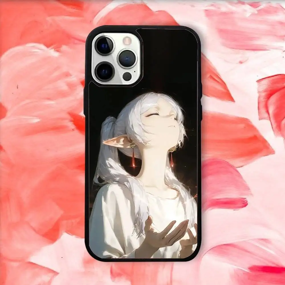 حافظة هاتف Sousou Anime F-Frieren لهاتف iPhone 16e,16,15,14,13,12,11,Plus,Pro,Max, Mini Magsafe شحن لاسلكي مغناطيسي