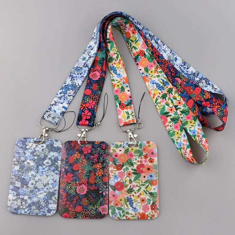 Harter Plastik-Kartenhalter mit Halsband-Schlüsselanhänger, Handy-Umhängeband, Multifunktionaler Ausweishalter für Studenten – Detail 1