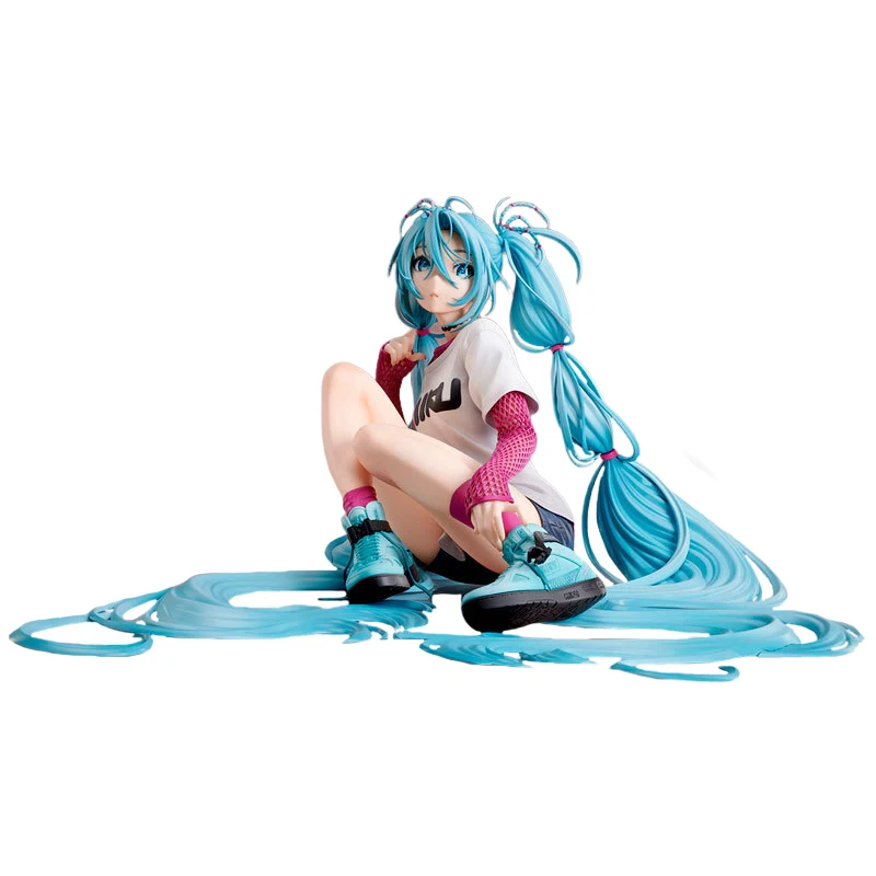 Original Stronger Hatsune Miku The Latest Street Style Cute Anime Figure PVC Collectible Model Dolls Statuette Ornament Gifts