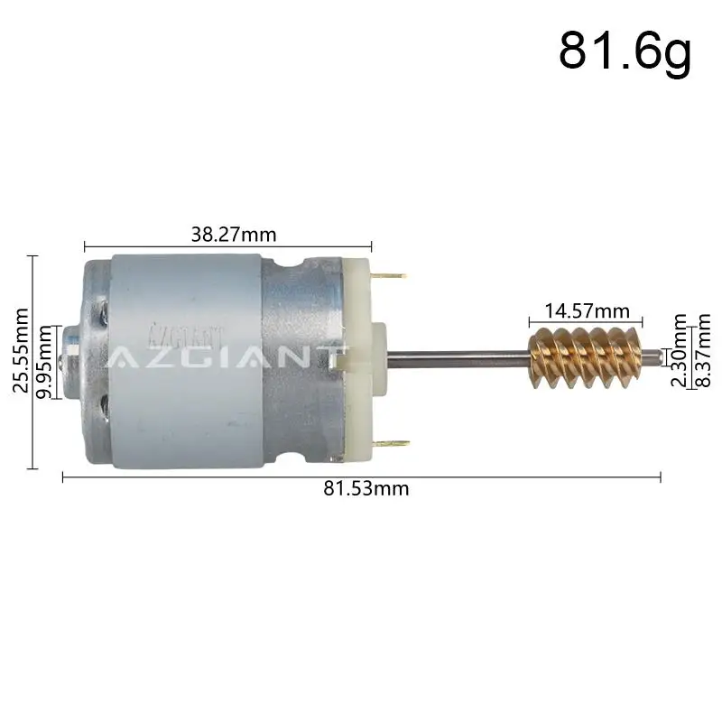 

AZGIANT RS-385 Car Steering Column Lock motor for Audi S6 C6 2005-2011 12V 19064RPM hightorque auto Strong power gadget replace