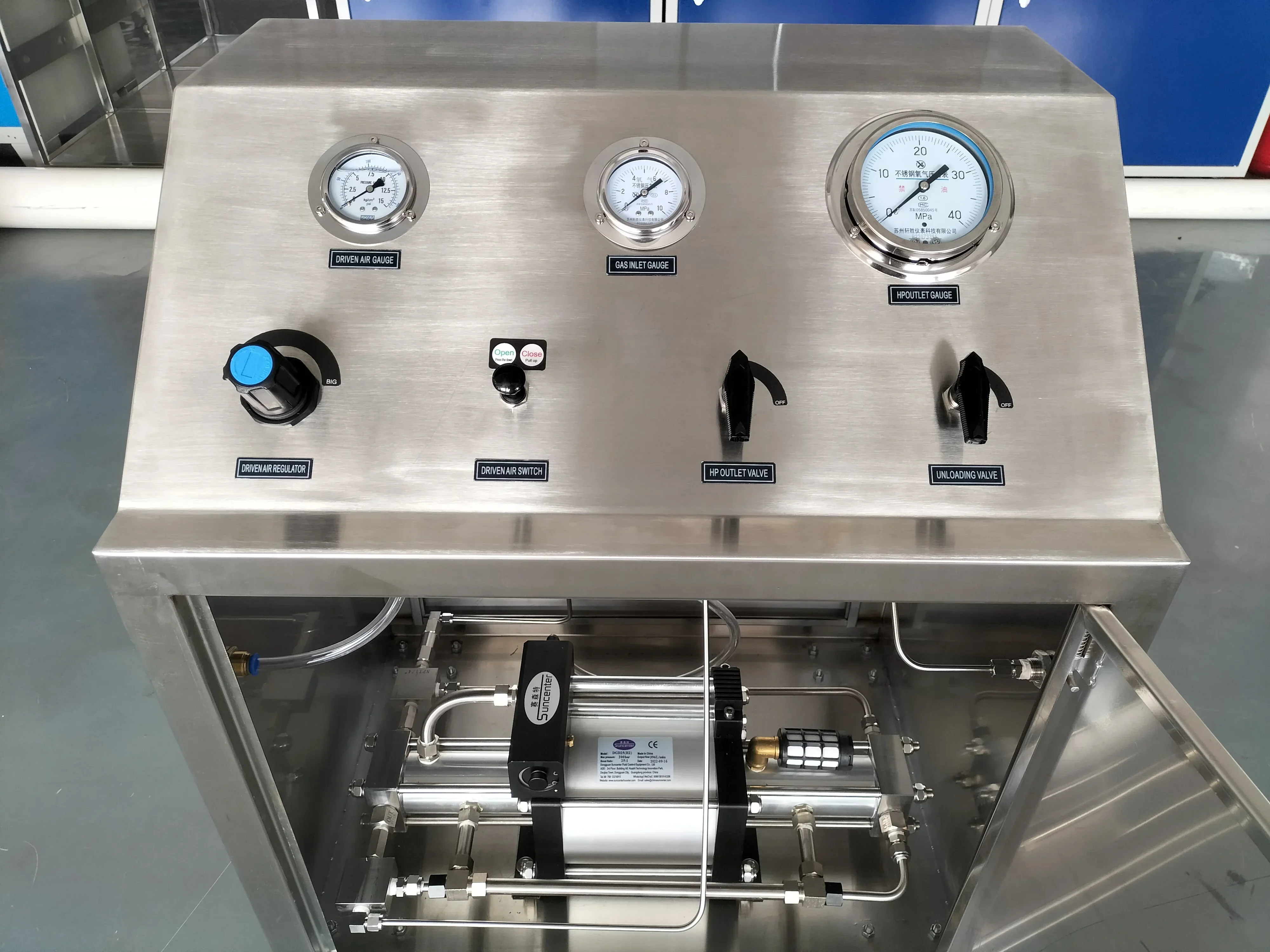 Bomba de refuerzo neumática de GLP de acero inoxidable, alta calidad Hot sales