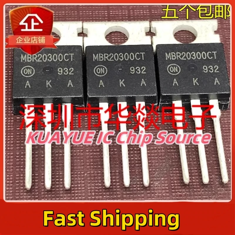 10PCS-30PCS/MBR20300CT   TO-220 300V 20A/  Quality Fast Shipping  In Stock