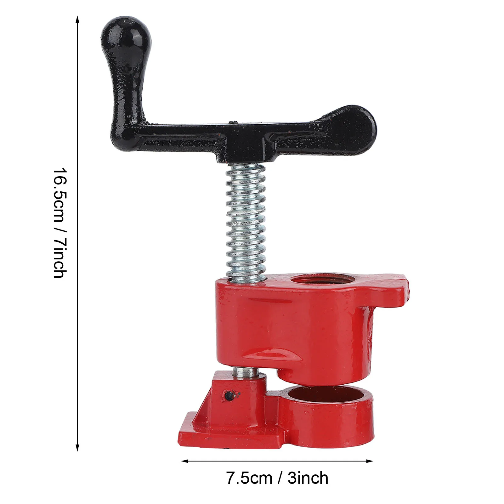 Heavy - Duty 3/4'' Iron Wood & Metal Clamp Set - 4 Pcs Quick Release Wide Base for Workbench Woodworking