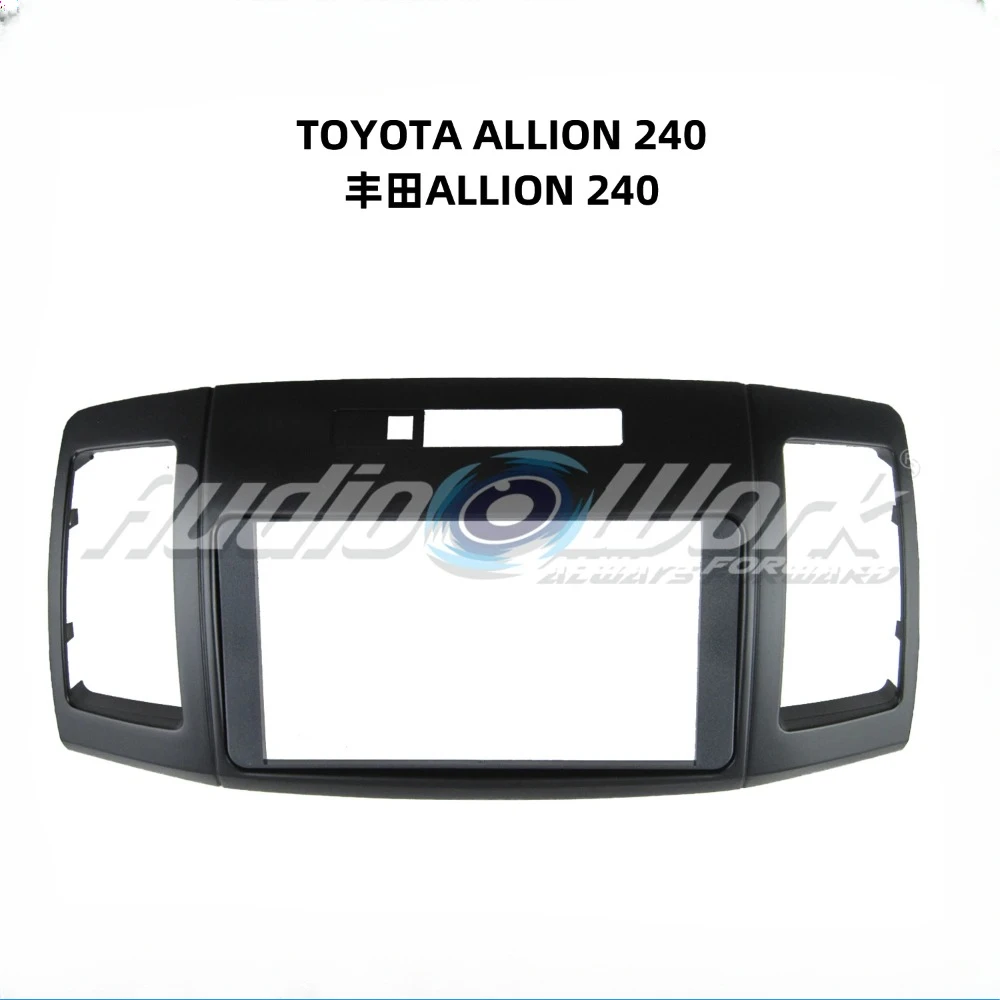 7 inch 2 Din Car Audio Frame GPS Navigation Fascia Panel Car DVD Plastic Frame Fascia For TOYOTA ALLION 240