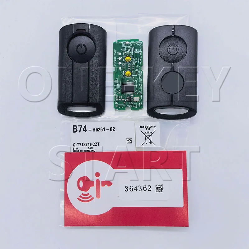 Für Yamaha NVX NVX155 XMAX XMAX300 QBIX AEROX JAUNS Motorrad-Roller-Fernbedienungsschlüssel, Aftermarket, ID49-Chip, 433,92 MHz, 【ONE-KEY START】 – Detail 3