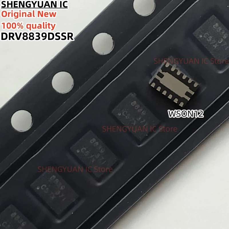 5Pcs/lot DRV8839DSSR 8839 WSON-12 DRV8839 LOW VOLTAGE DUAL 1/2-H-BRIDGE DRIVER IC Original New 100% Quality