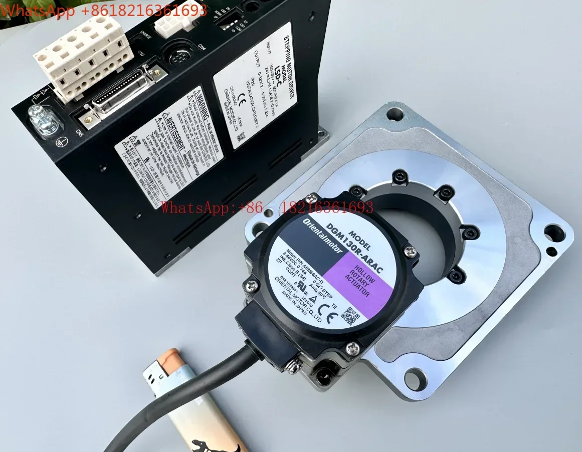 Limited Offer High Precision Hollow Electric Turntable DGM130R-RAC Motor 360 ° Indexing Disc