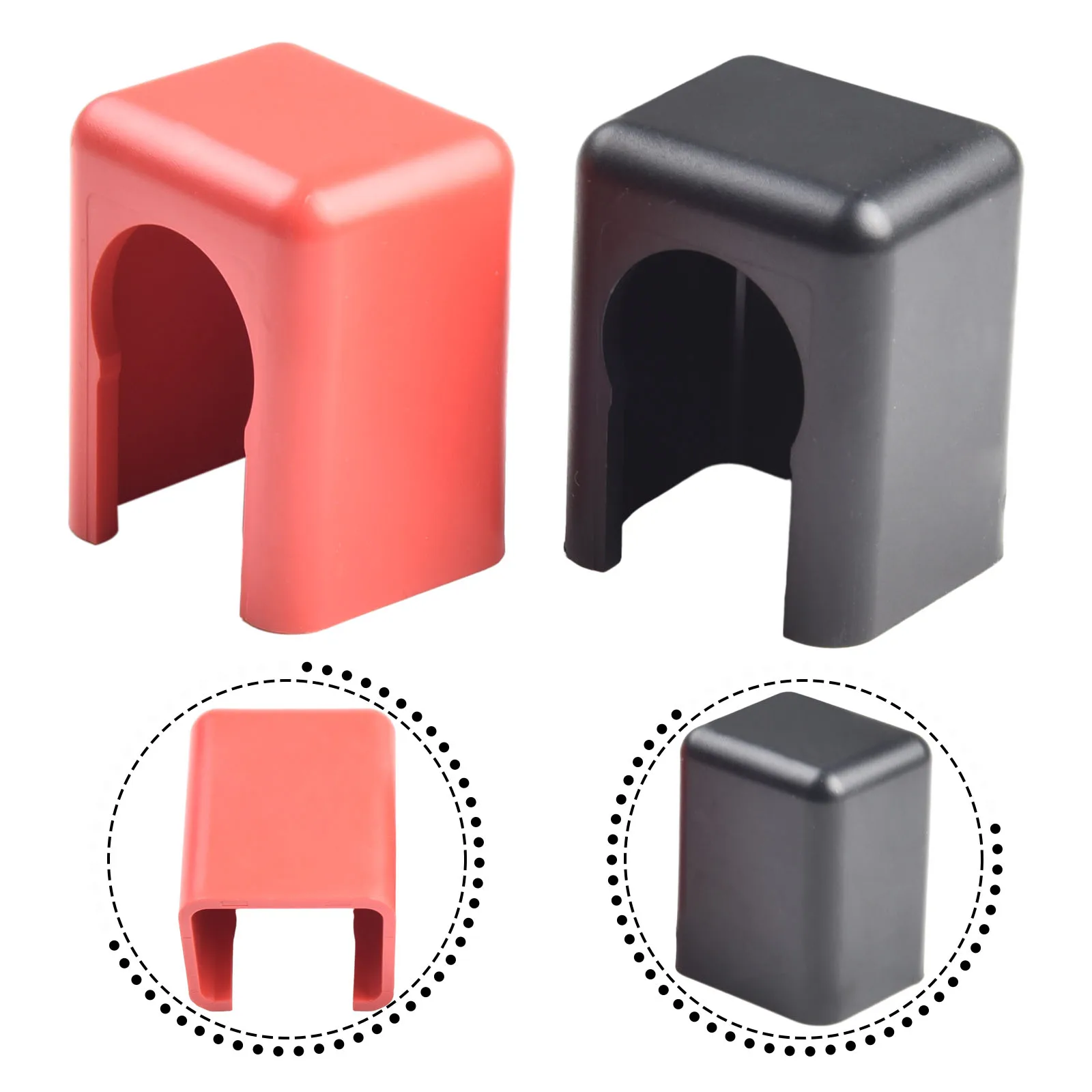 2X Lthium Battery Terminal Battery Connector Energy Storage Terminal Dust Cover Snap-On Guards Dust Guards Wire Connectors Tool