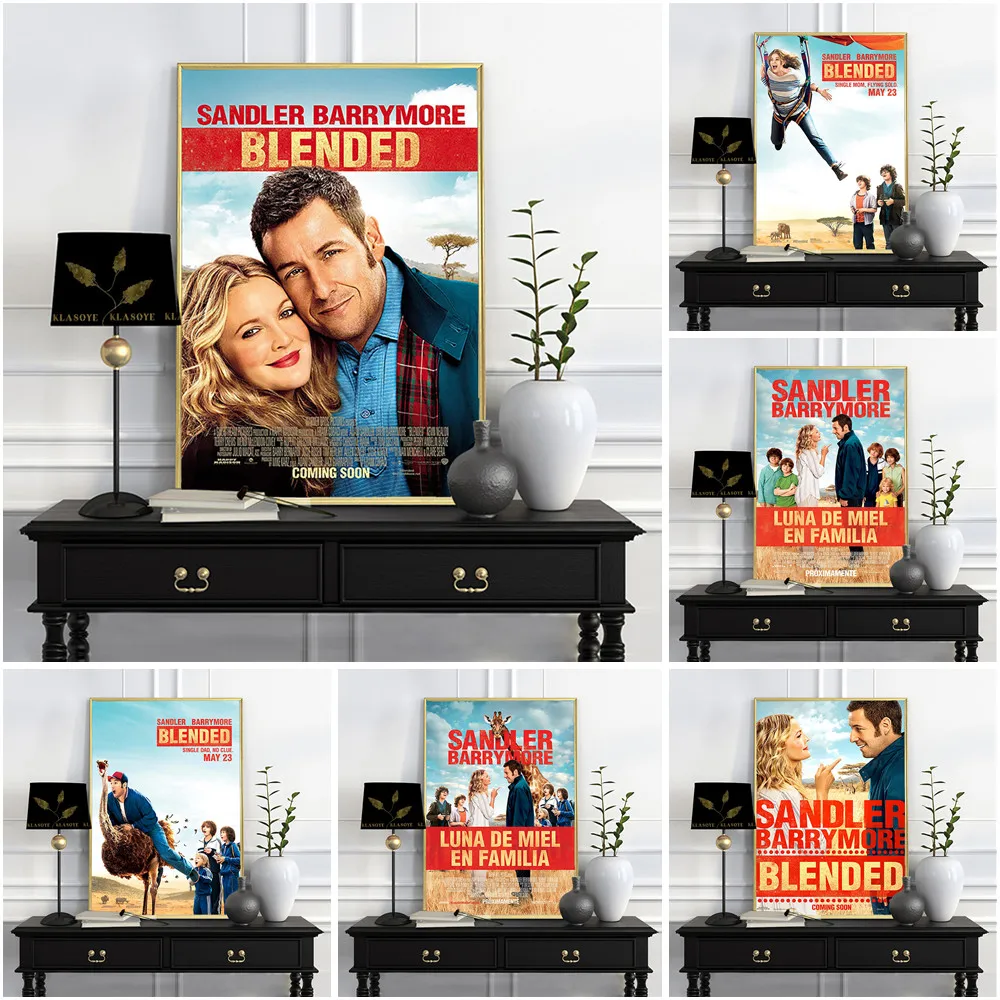 Blended Romantic Comedy Film Print Poster Movie Wall Art Picture Video Room Home Decor Canvas Painting