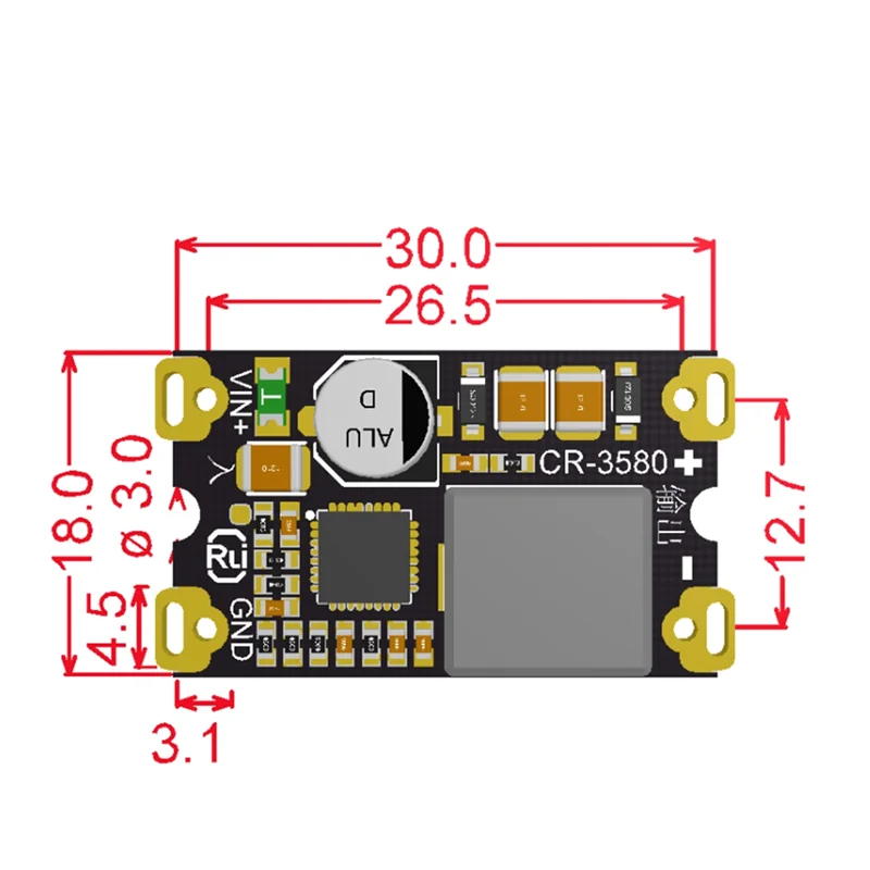 B92B-DC-DC Step-Down spannungsgeregeltes Netzteilmodul DC 8A Step-Down-Chip 5V einstellbare Platine High Power 35V 40W