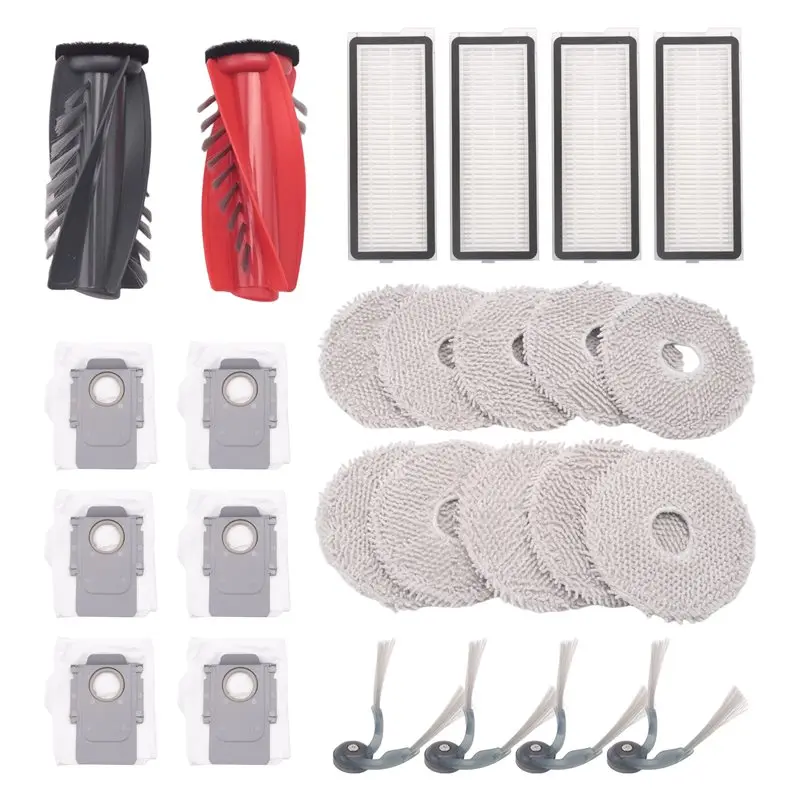 

A67Z For Roborock Qrevo Curv Replacement Accessories Hepa Filter Mop Cloth Dust Bag Main Side Brush