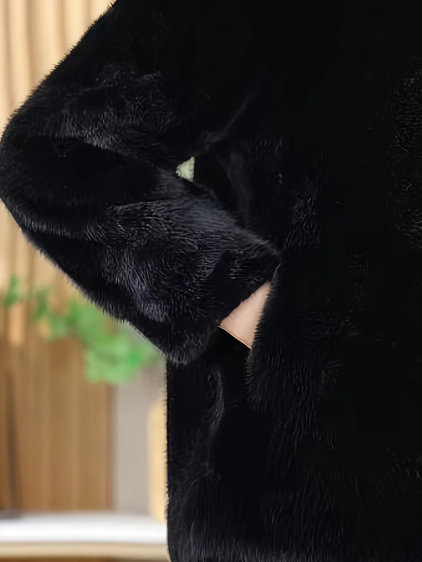 Herbst Winter Neue Nachahmung Nerz Pelzmantel Für frauen Jacke Stehkragen Warme Mäntel