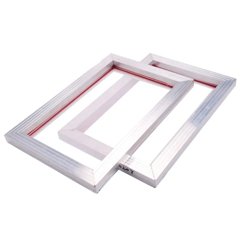 CMHI-2Pcs A4 Screen Printing Aluminum Frame Stretched 120T Silk Screen Polyester Screen For Printed Circuit Board