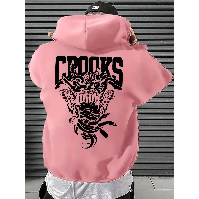 2025 هوديي رجالي بنمط هندسي ثلاثي الأبعاد مطبوع عصري مناسب كاجوال بقلنسوة متعدد الوظائف ملابس الشارع مريحة #2