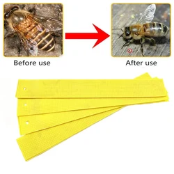 10 Packs 200 Strips Apiculture Acaricide Against Bee Mite Strip Beekeeping Medicine Bee Varroa Mite Killer HoneyBee Mite Control