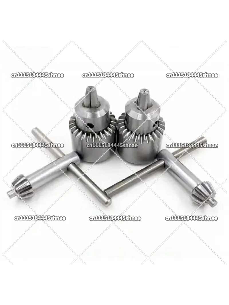 4 6 8 10mm High Precision Stainless Steel Wrench Drill Chuck, Key Type Chuck for Drills