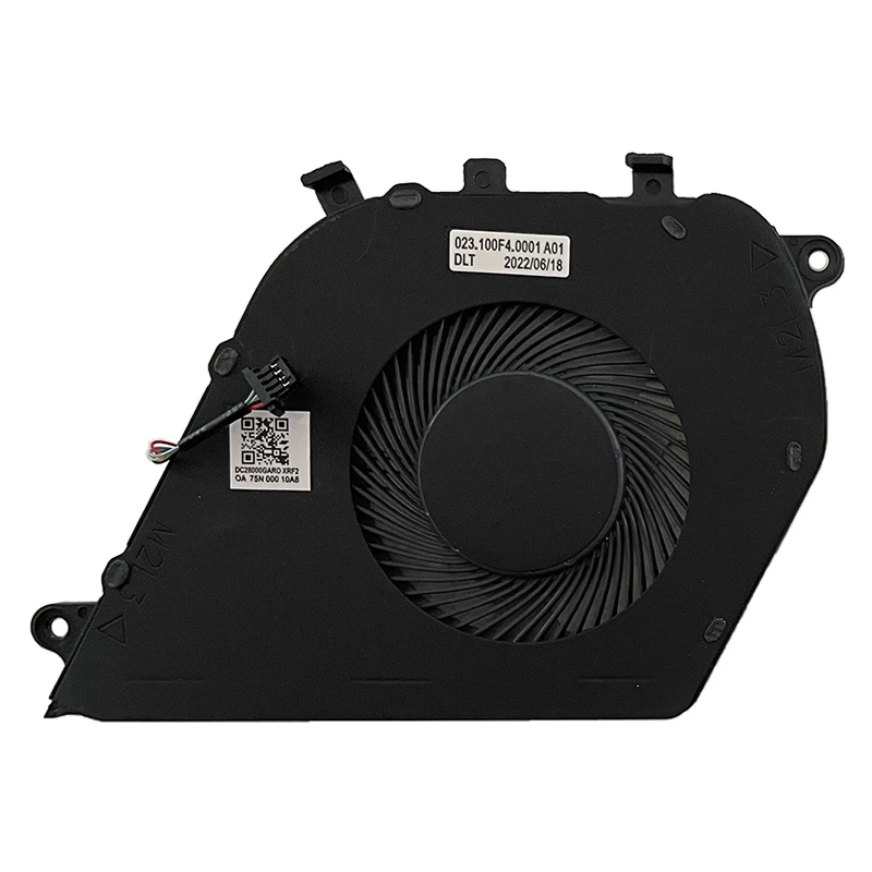 New CPU Cooler Fan For DELL Inspiron 15-7000 7570 7573 7580 0Y64H5 DFS541105FC0T FJGY DC5V 0.5A 023.1009J.0001 Y64H5 Radiator