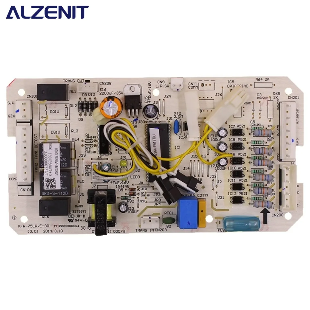 New Control Board For Midea KFR-120W/S-511Q Air Conditioner Outdoor Unit KFR-75LW/E-30 Circuit PCB Conditioning Parts