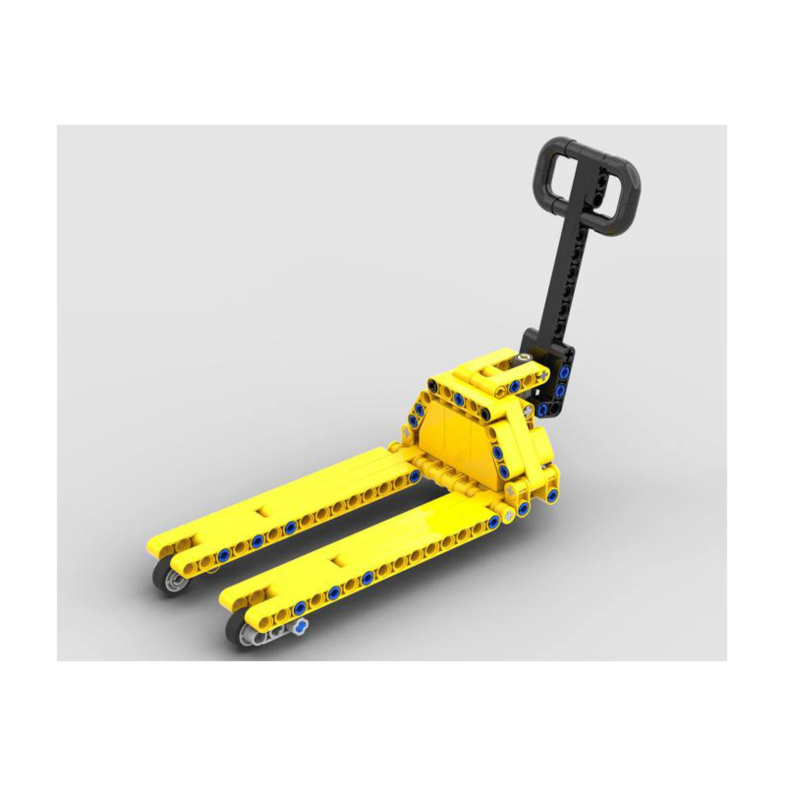 

Small Particle MOC Forklift Building Block Kit Construction Engineering Vehicle Toy for Adults Kids DIY Excluding wheels