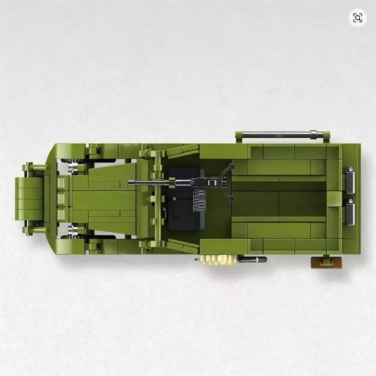 Military Model War Series Hobbyist Toys Educational Building Block Set Heavy Tank Armored Vehicle Model DIY Toy Birthday Gift