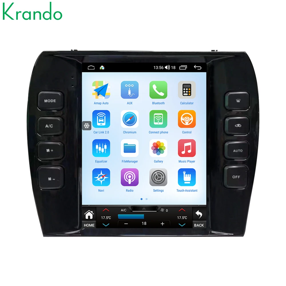 

Krando 9.7 Inch Telsa Carplay Car Radio For Jaguar X-Type 2004-2008 Head Unit Multimedia Player Auto Radio Android Auto Radio