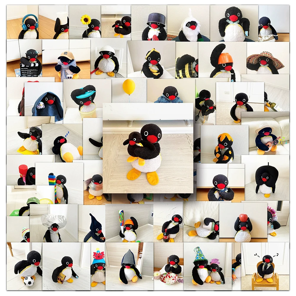 

10/30/54pcs Cute Pingu Anime Stickers for Kids Funny Cartoon Penguin Sticker Toy Water Bottle Phone Notebook PVC Graffiti Decals