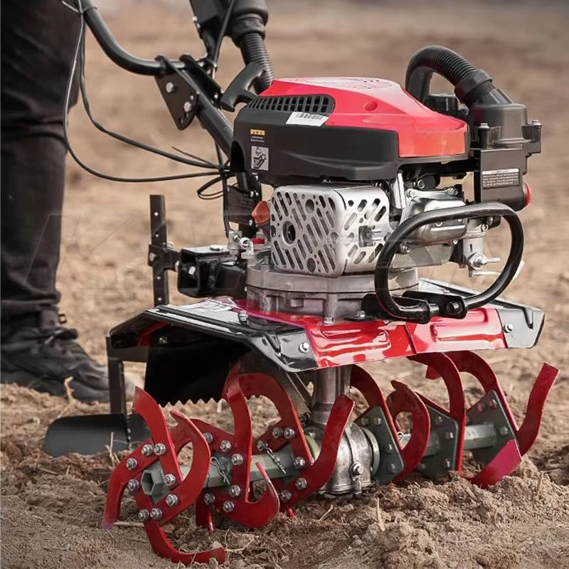 Agricultural multi-functional handheld cultivated soil scarifier